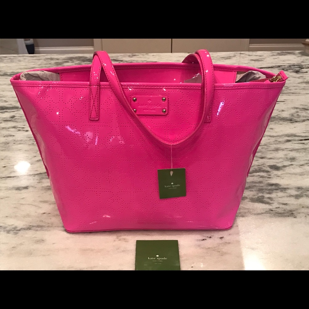 NWT Kate Spade Small Harmony Tote Metro Spade Pink